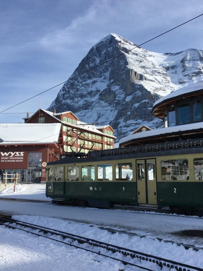 Chalet Carve - Apartments Eiger, Moench And Jungfrau Grindelwald Exterior photo